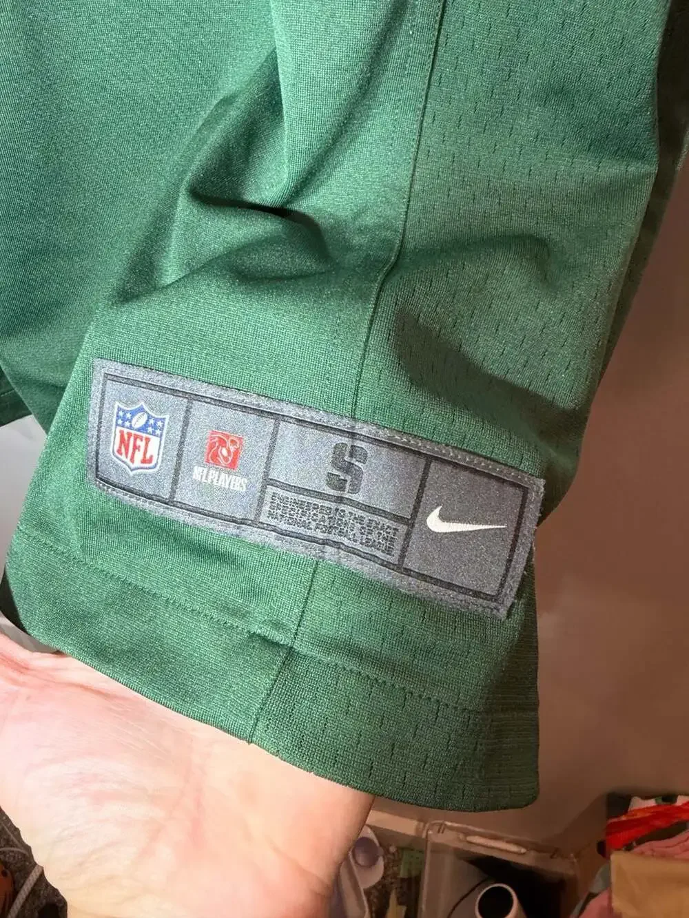 Nike New York Jets Geno Smith #7 Green Home Game Jersey Size S